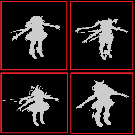 4x4 Per-Object Shadow Map Atlas